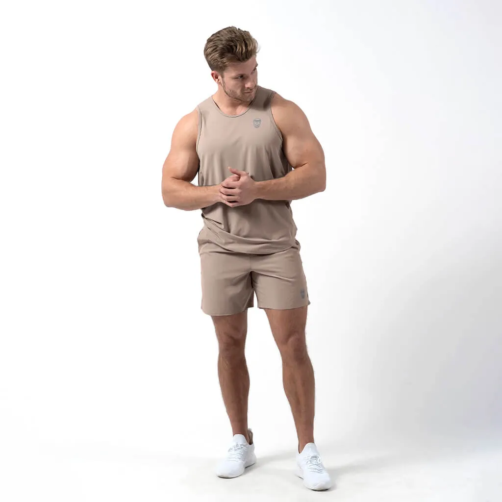 Performance Shorts - Taupe