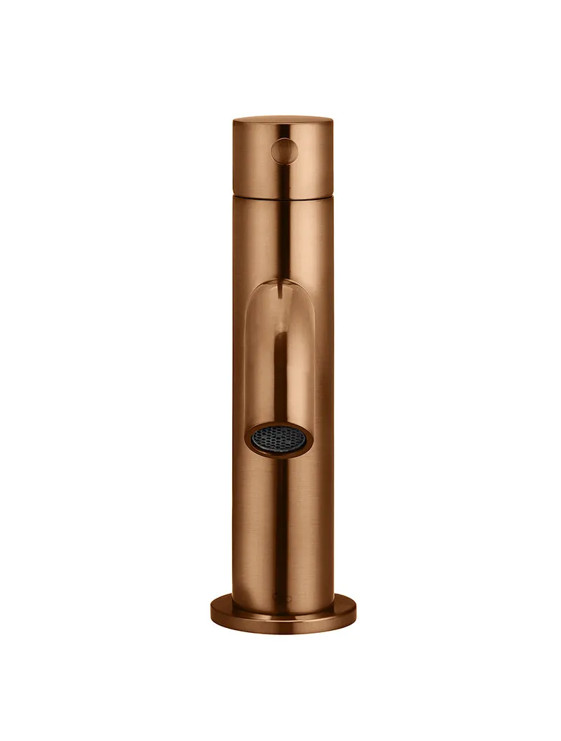 Piccola Basin Mixer Tap - Lustre Bronze