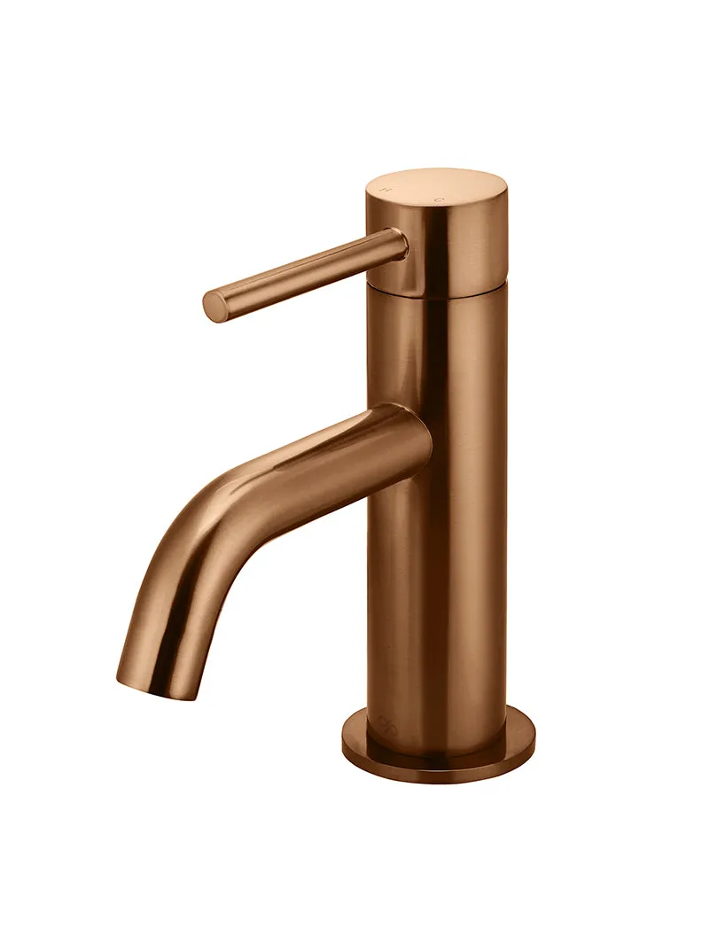 Piccola Basin Mixer Tap - Lustre Bronze