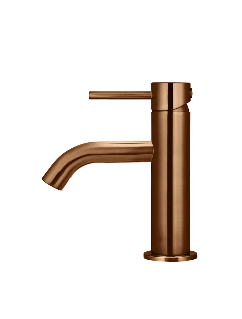 Piccola Basin Mixer Tap - Lustre Bronze