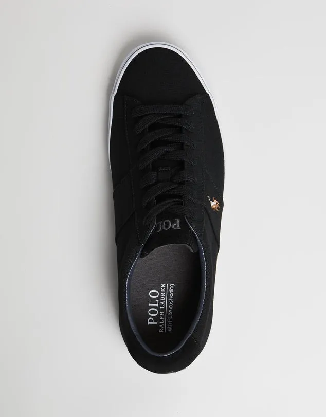 Polo Ralph Lauren - Sayer NE Sneakers - Black with White Trim