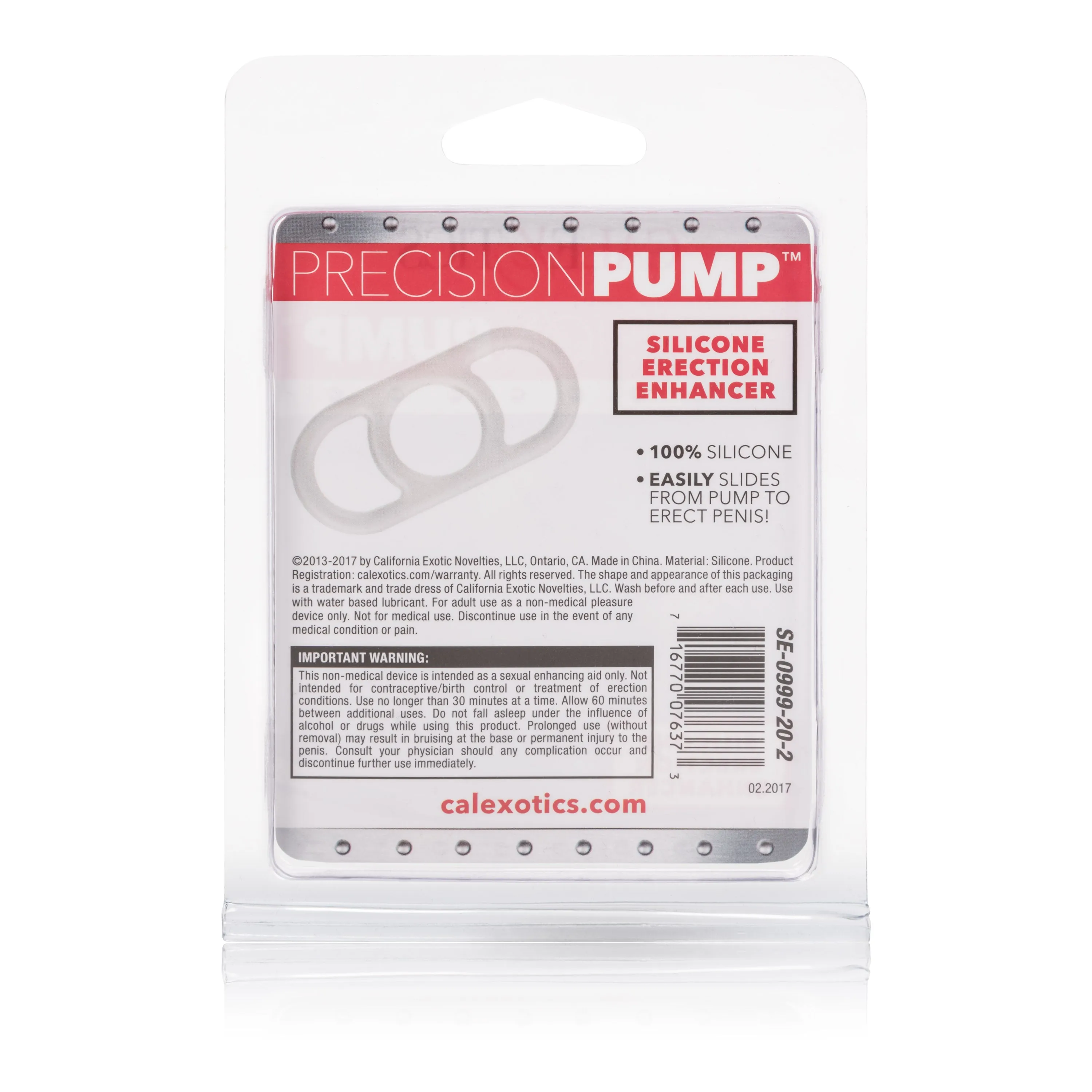 Precision Pump Silicone Erection Enhancer - Clear