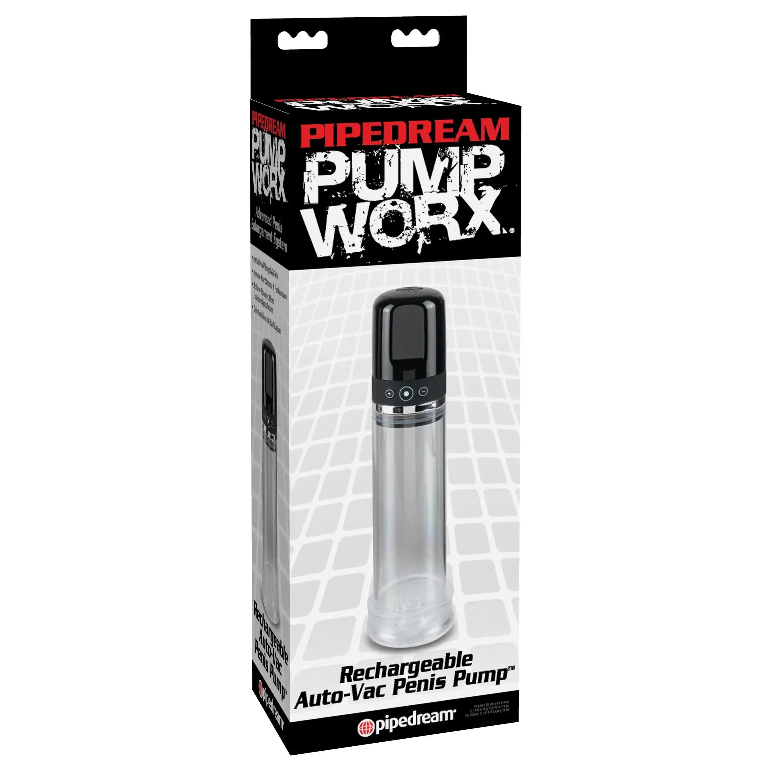 Pump Worx Rechargeable 3-Speed Auto-Vac Penis Pump