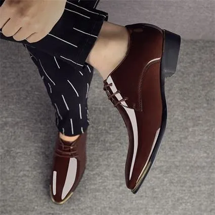 Quality Patent Soft Leather Man Shoes Shoes