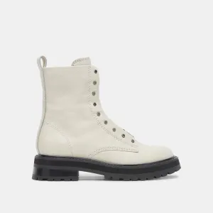 RANIER BOOTS OFF WHITE LEATHER