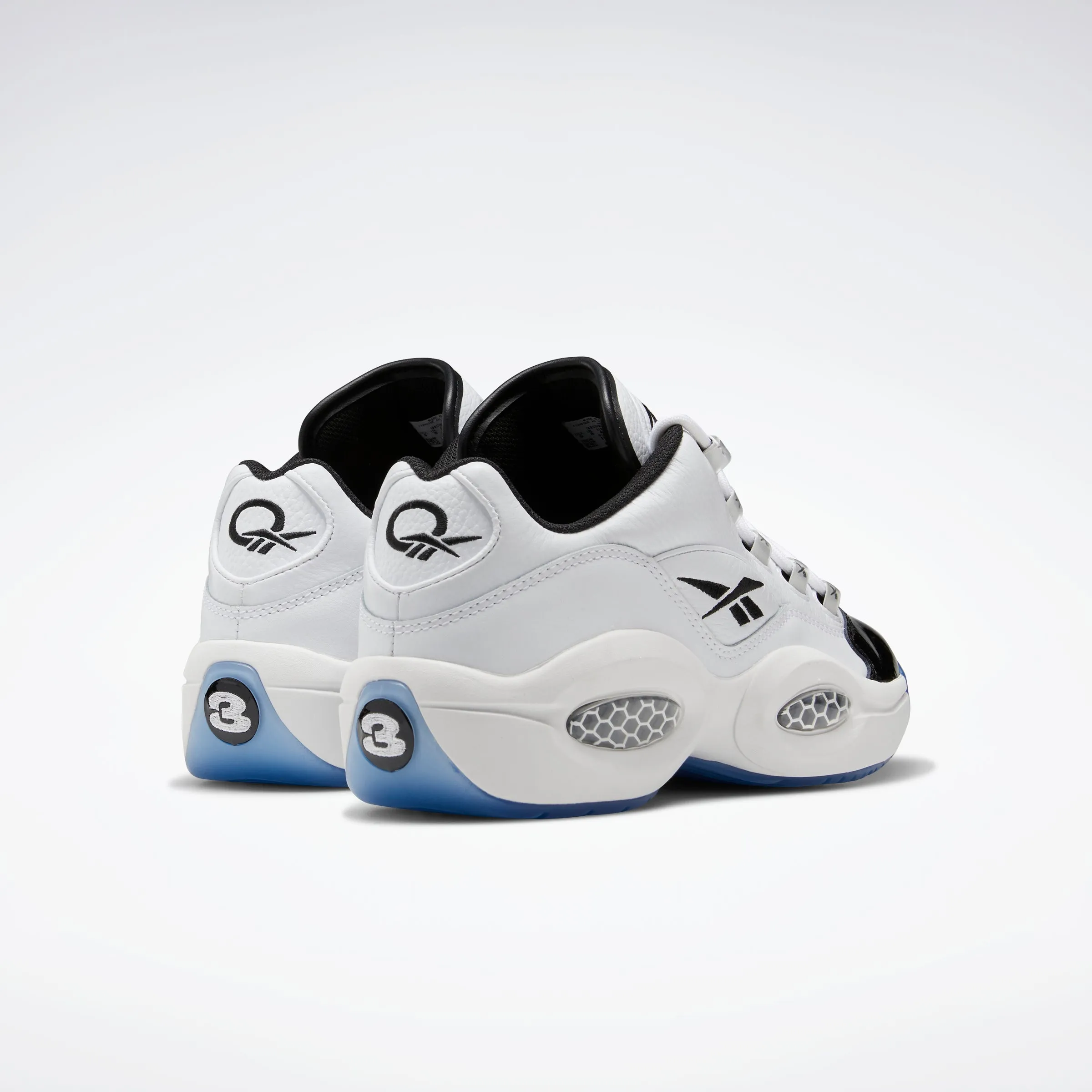 Reebok Footwear Men Question Low Shoes Ftwwht/Cblack/Ftwwht