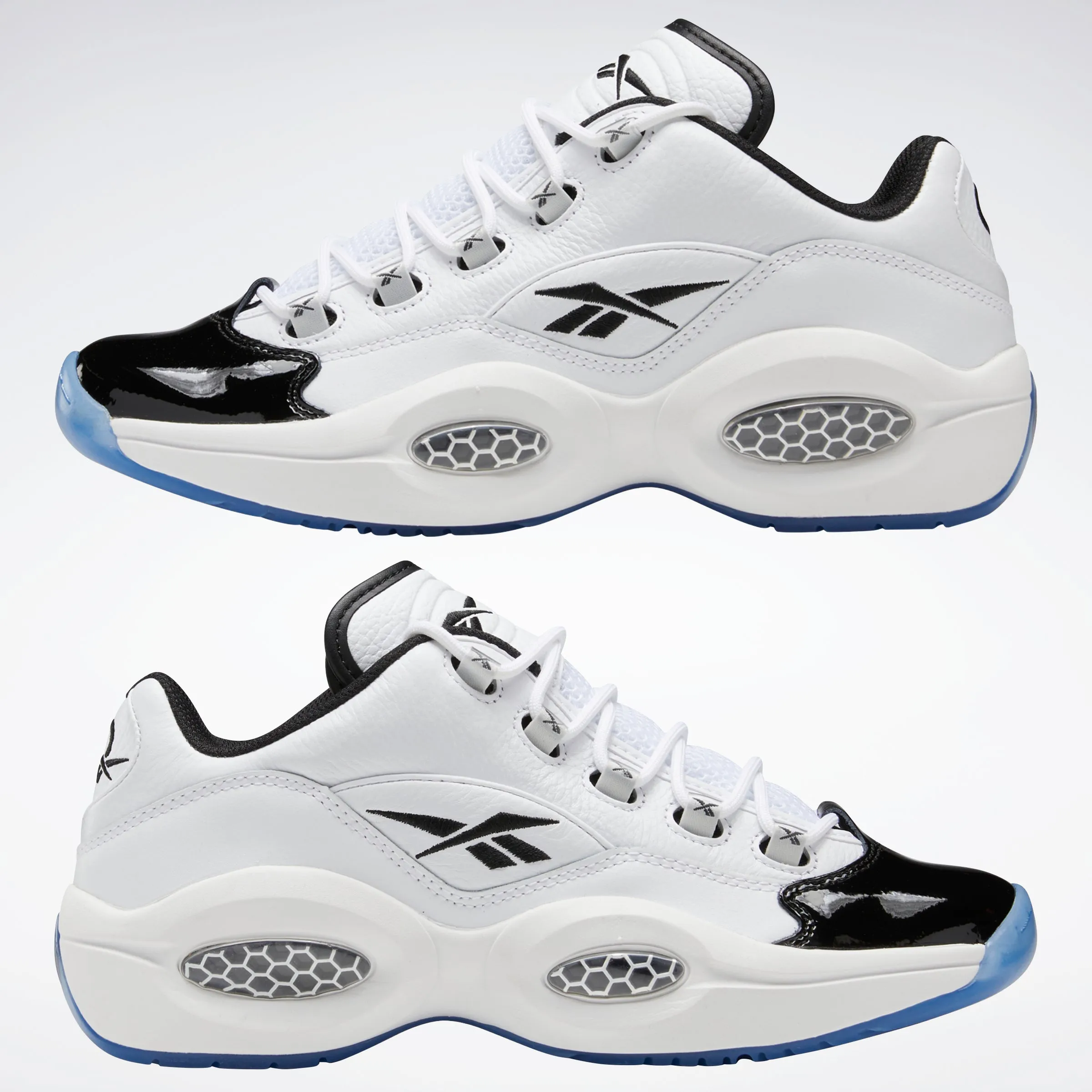 Reebok Footwear Men Question Low Shoes Ftwwht/Cblack/Ftwwht