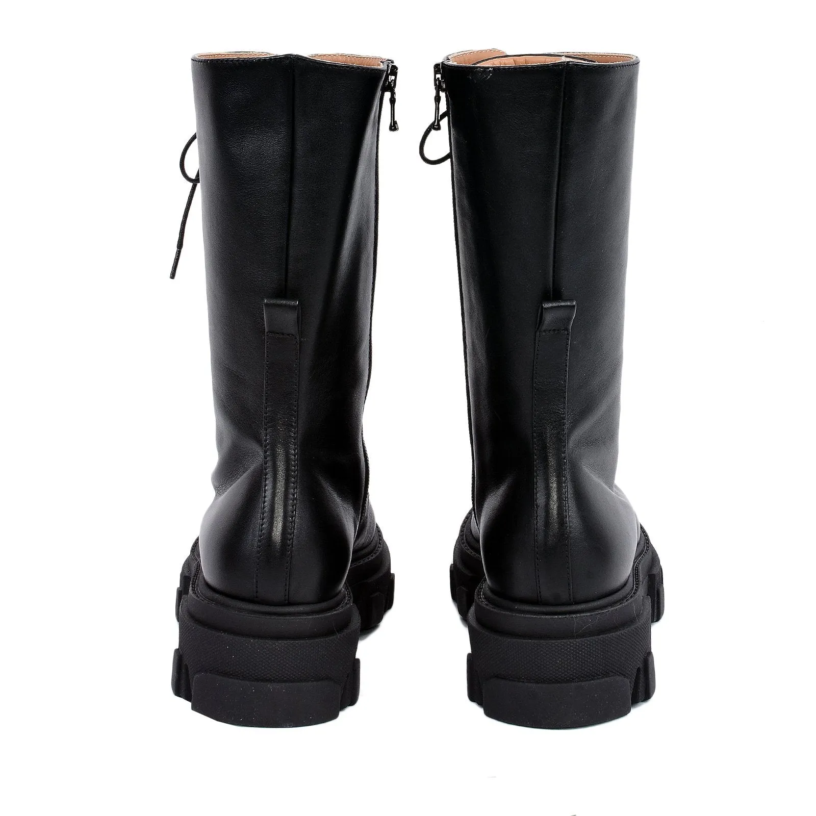 Ren Black High Combat Boots