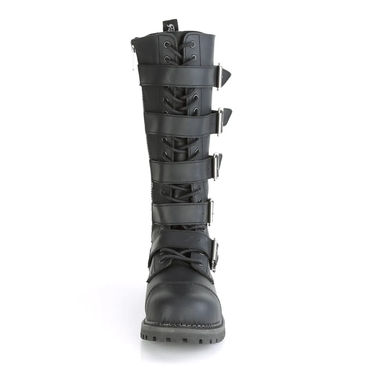 Riot 5 Buckles Combat Boots (Unisex)