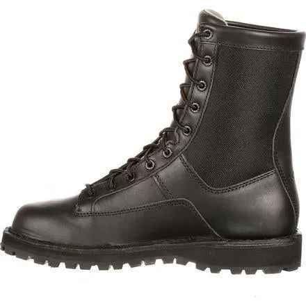 Rocky Men's Lace to Toe 8" Waterproof Duty Boot - Black  - FQ0002080