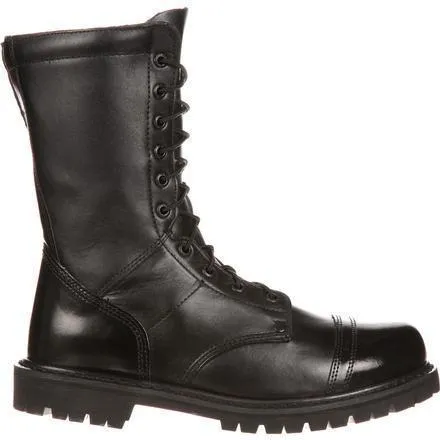 Rocky Men's Side Zipper Jump Duty Boot - Black - FQ0002090