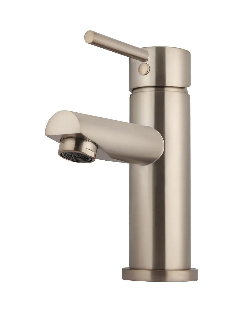 Round Basin Mixer - Champagne