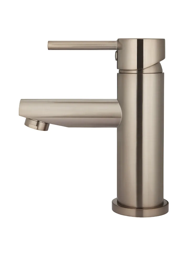 Round Basin Mixer - Champagne