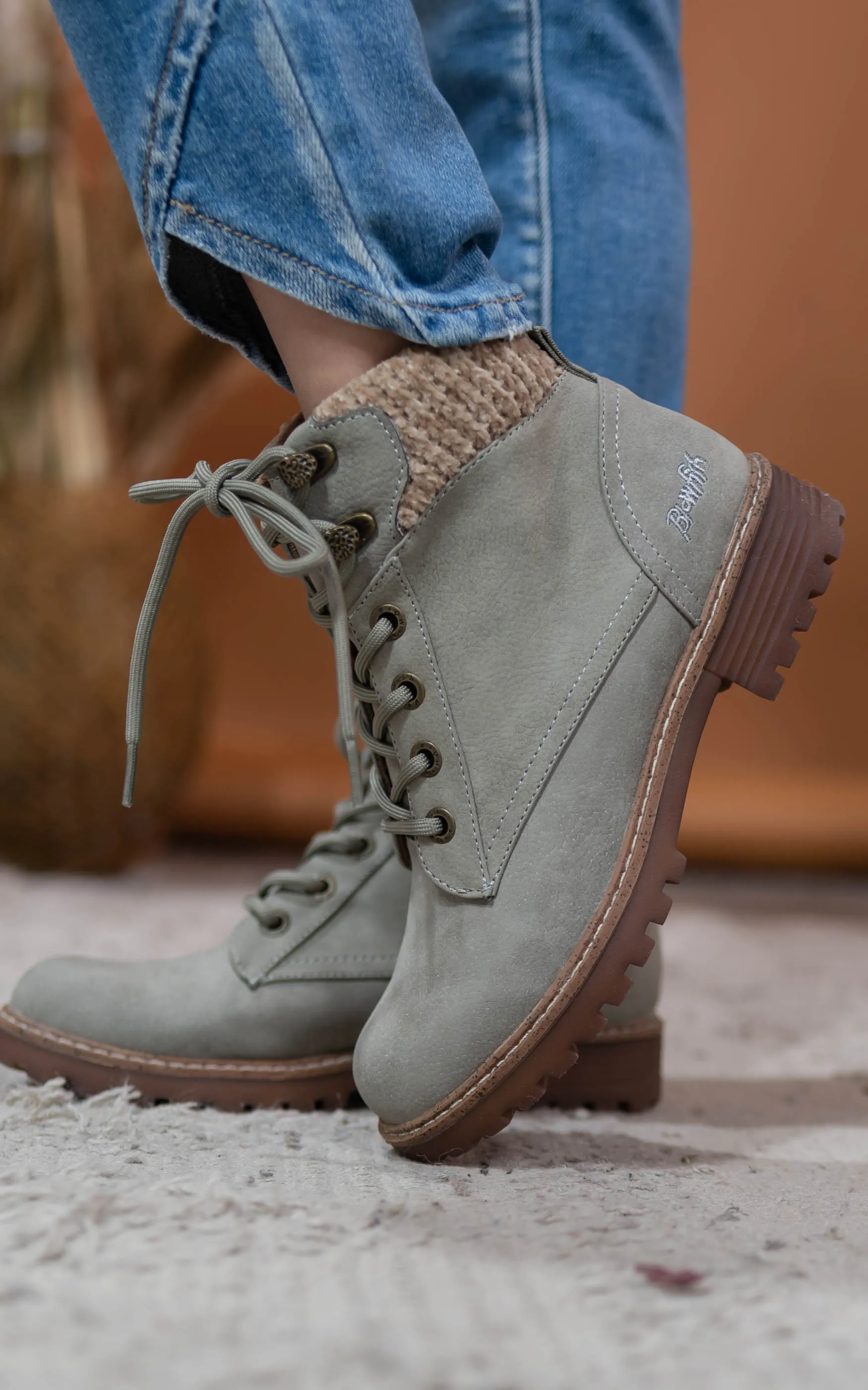 Ruthey Combat Bootie - Blowfish - Final Sale