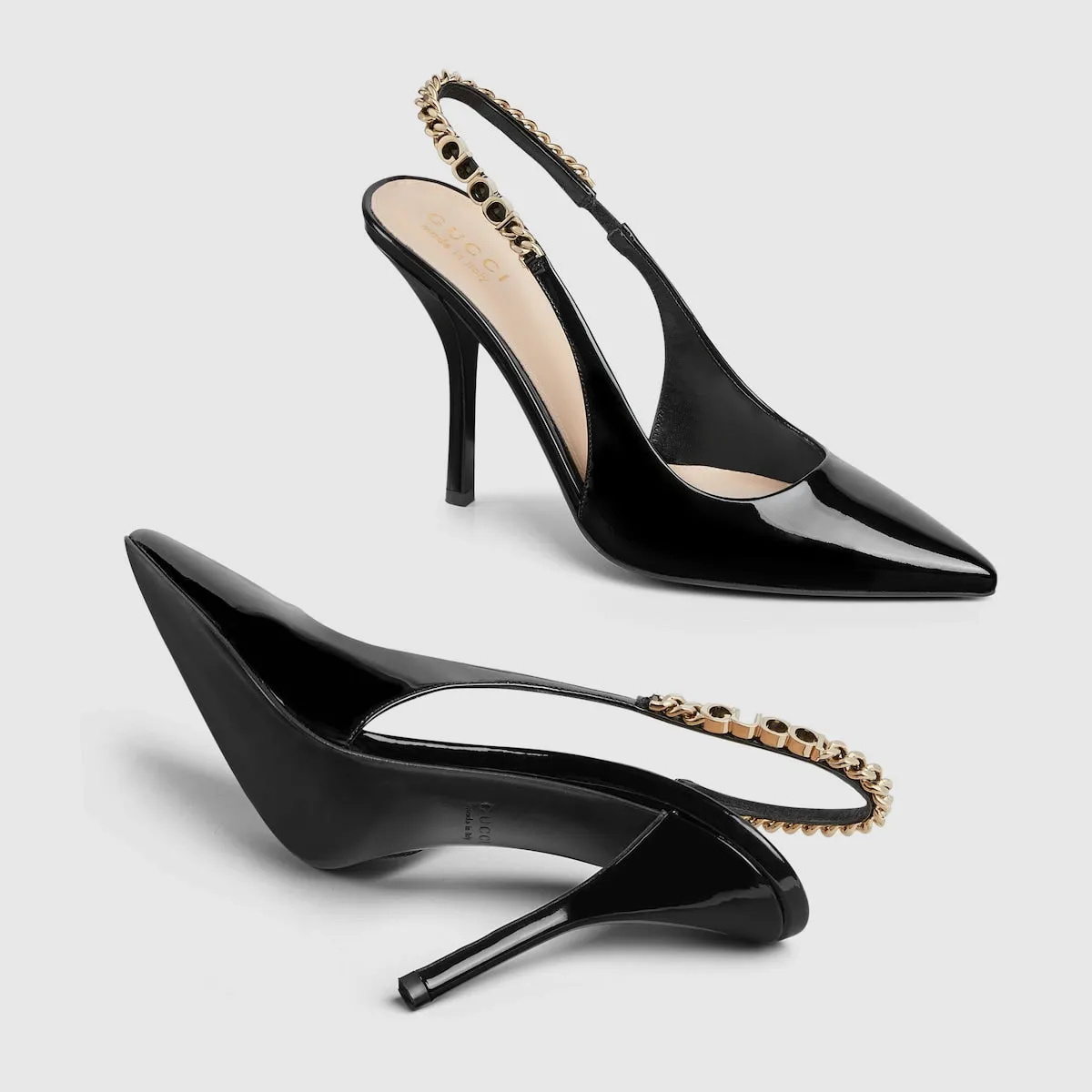 Signoria slingback leather pump