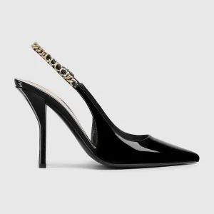 Signoria slingback leather pump