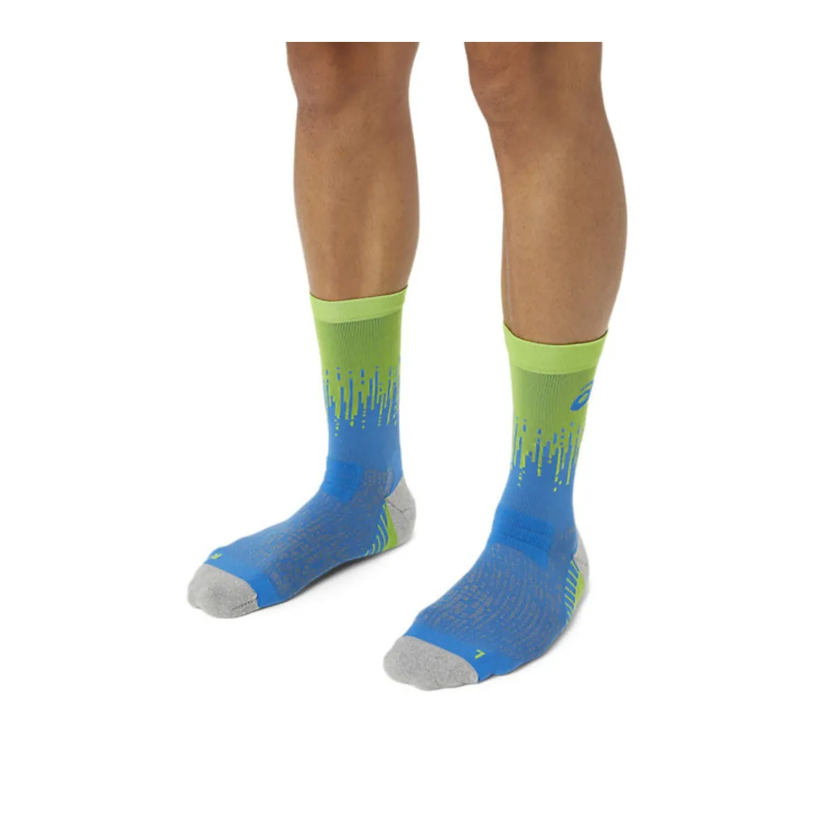 Socks Asics Performance Run Green Blue