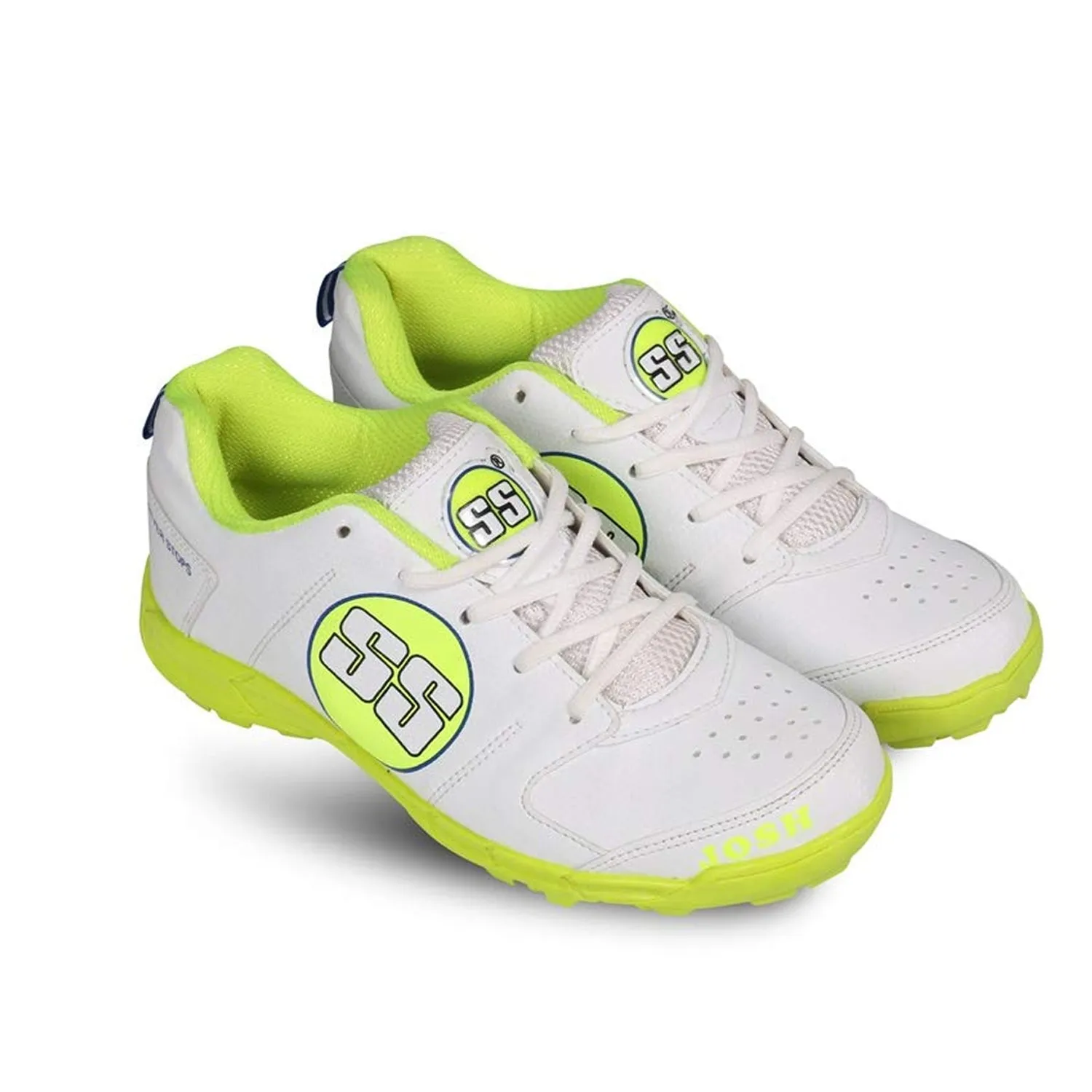 SS Spikes Cricket Shoes for Men - Josh, Neon Colors