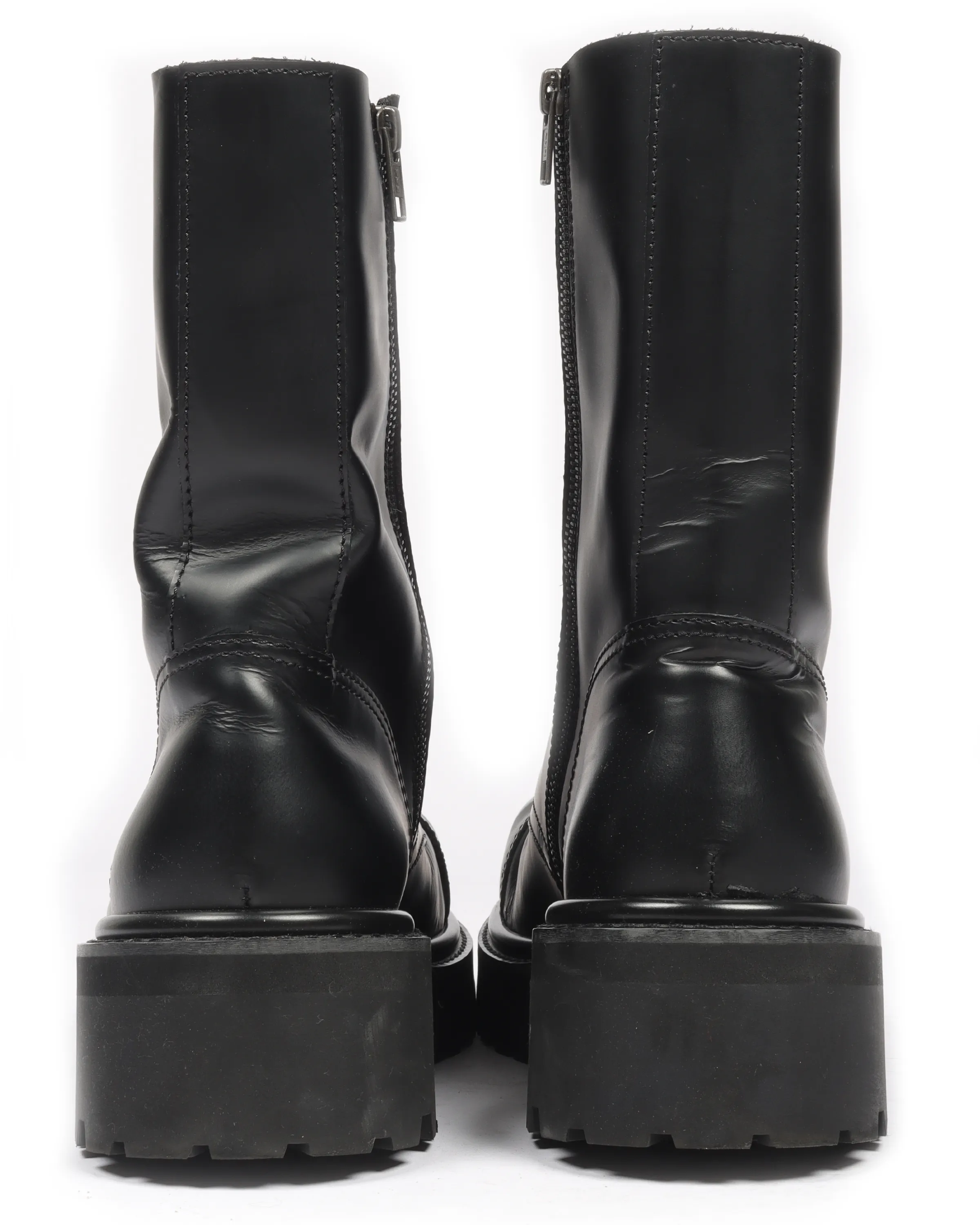 SS20 Leather Combat Boots