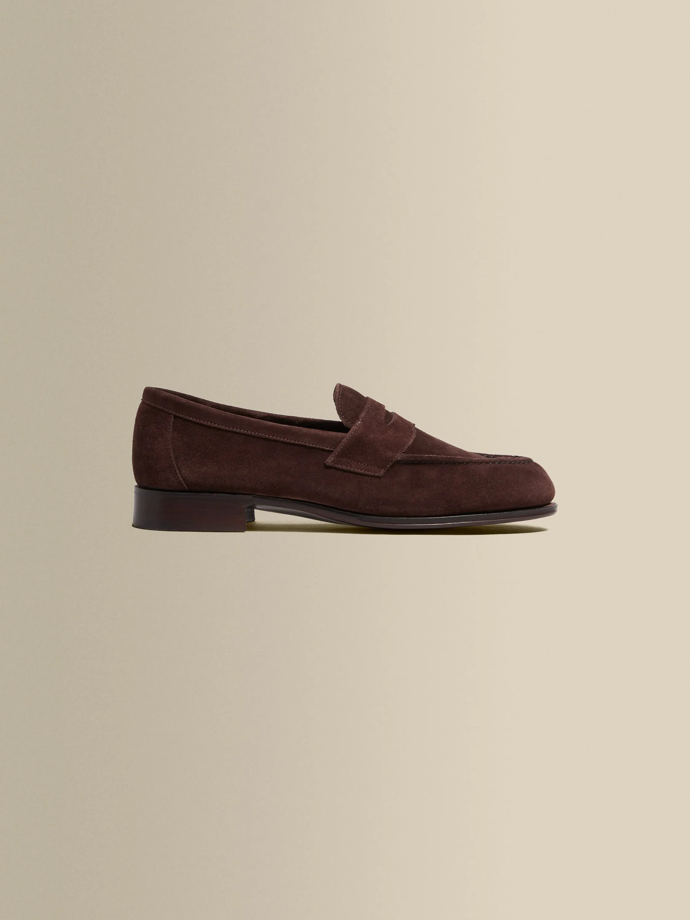 Suede Split Toe Loafer Shoes