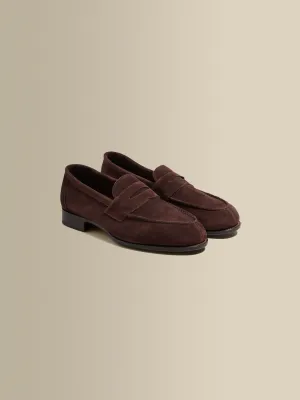 Suede Split Toe Loafer Shoes