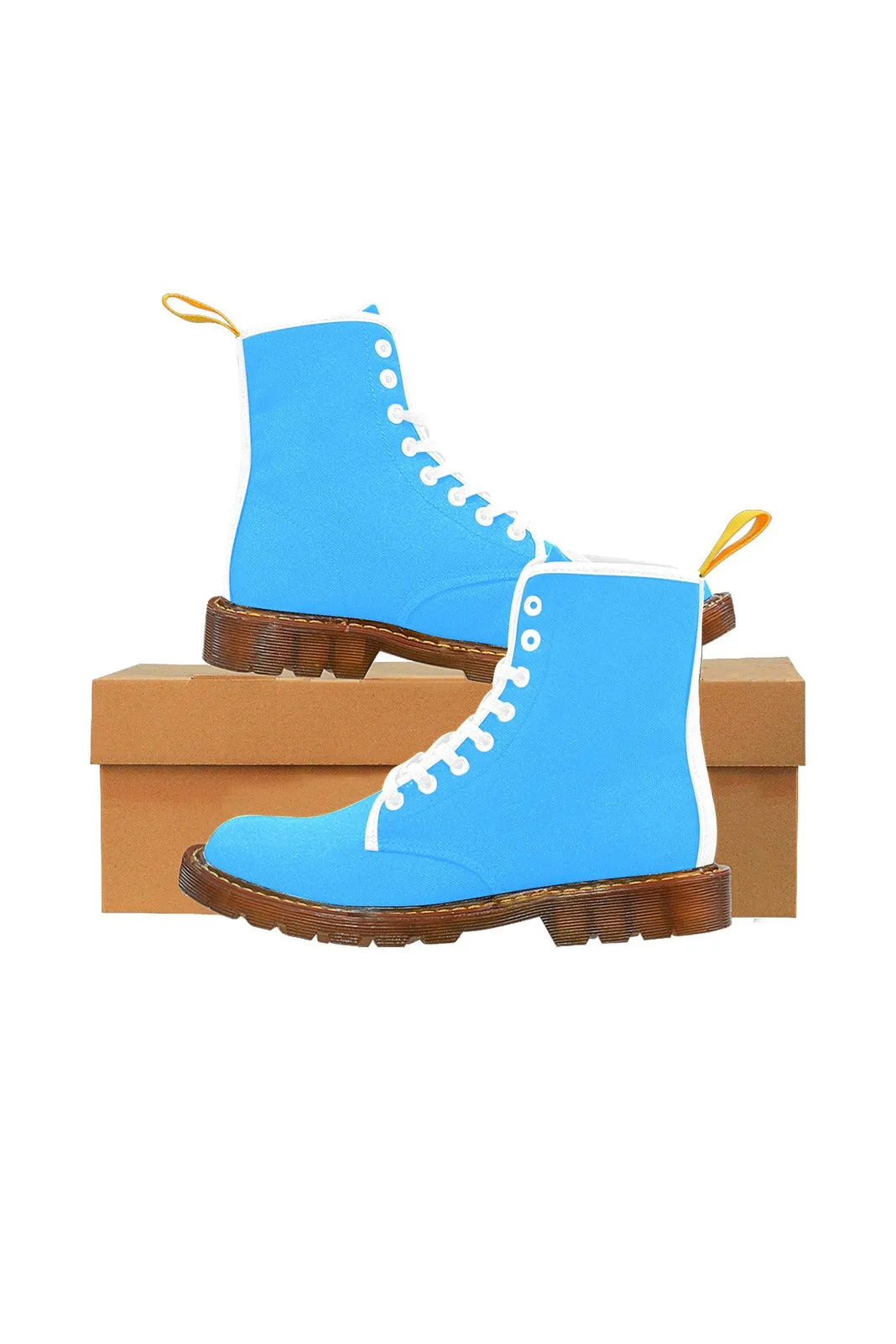 Summer Blue Martin Boots For Women