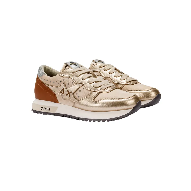 Sun68 scarpa sneakers da donna Stargirl Studs Z43212 16 beige