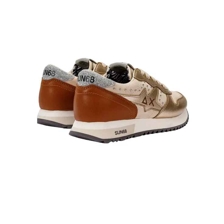 Sun68 scarpa sneakers da donna Stargirl Studs Z43212 16 beige