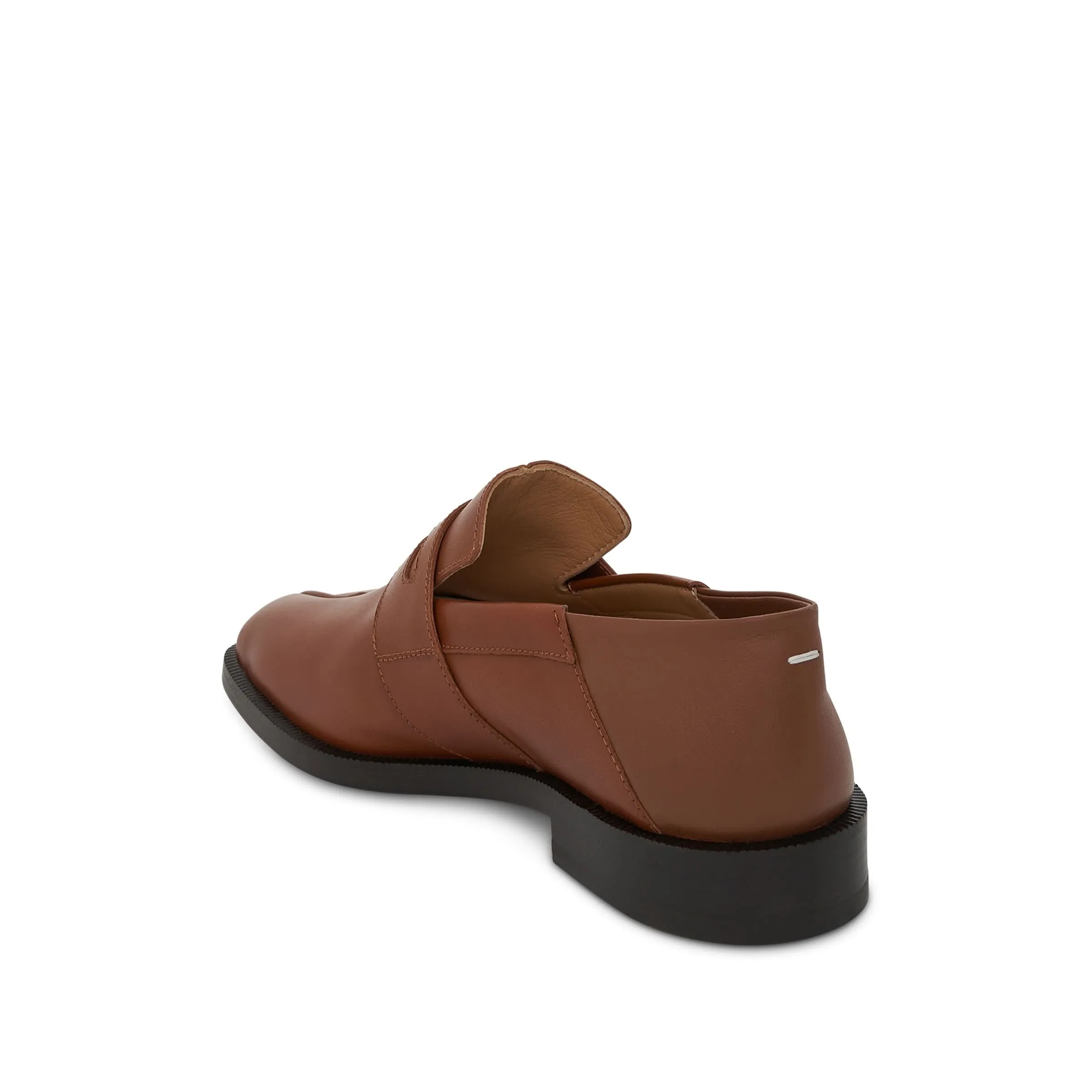 Tabi Collapsable Heel Loafer in Copper Brown