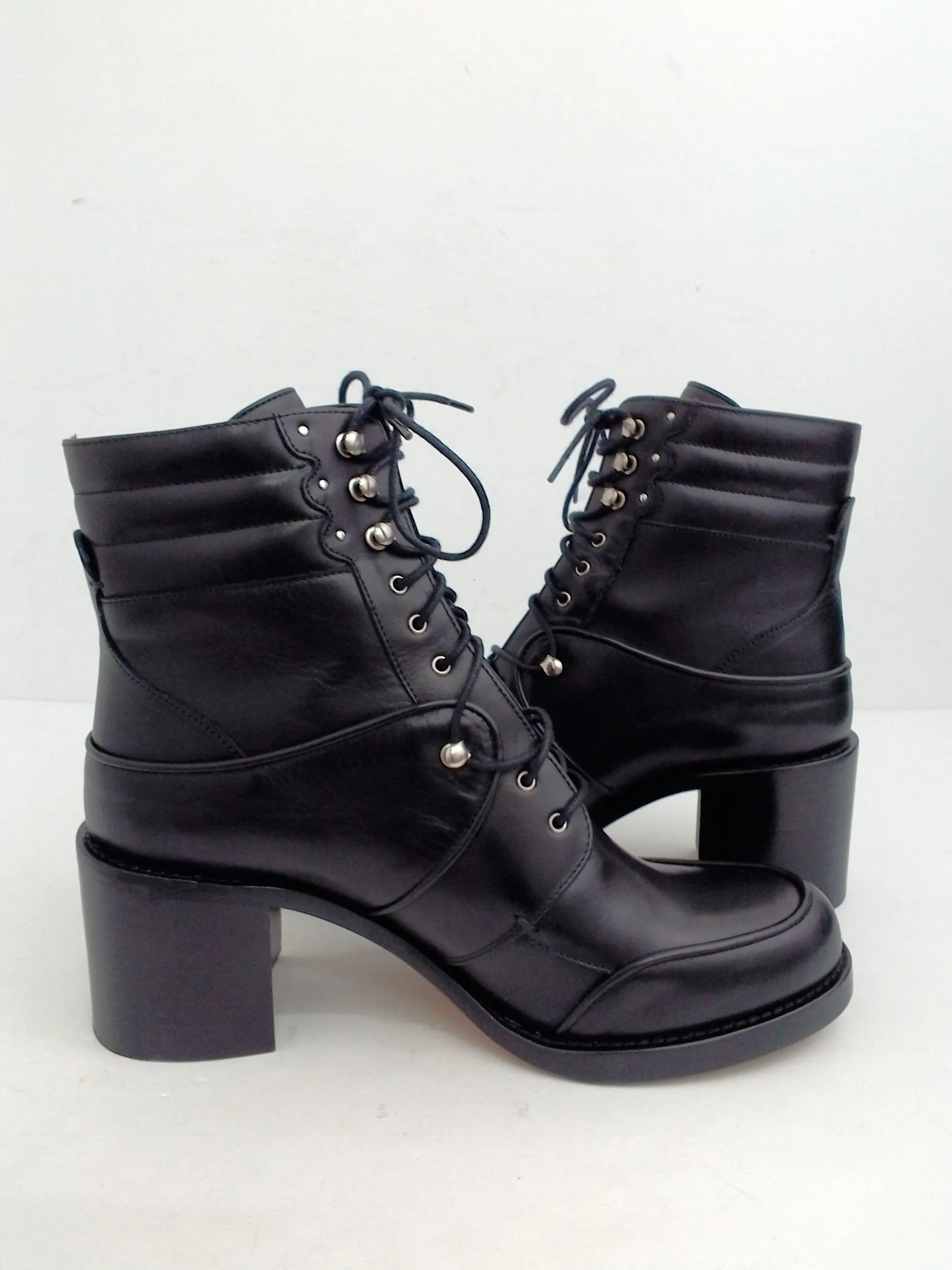 Tabitha Simmons Women's Black Leather Booties Size 38