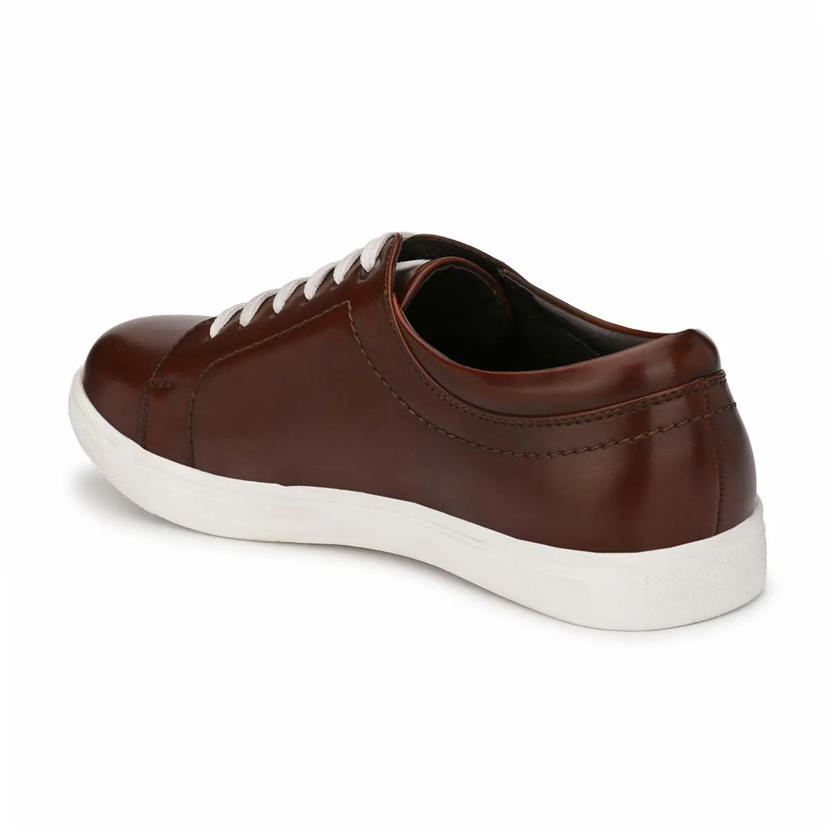 Tan Casual Lace-ups Sneakers