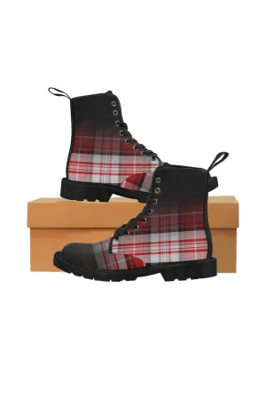 Tartan Ombré Martin Boots for Women