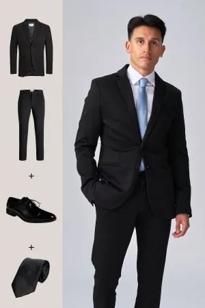 The Original Performance Suit   Tie & Derby Shoes - Package Deal