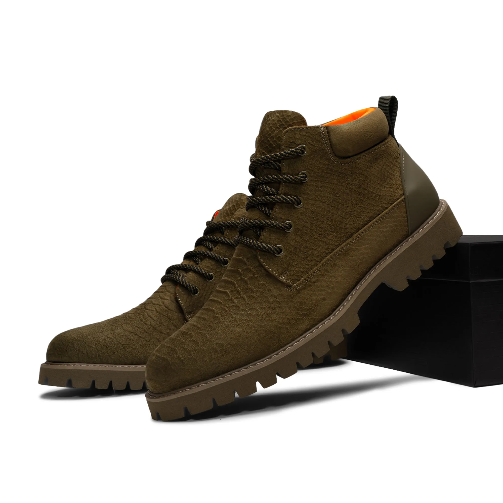 The Paxton S TAYNO Suede Combat Boot