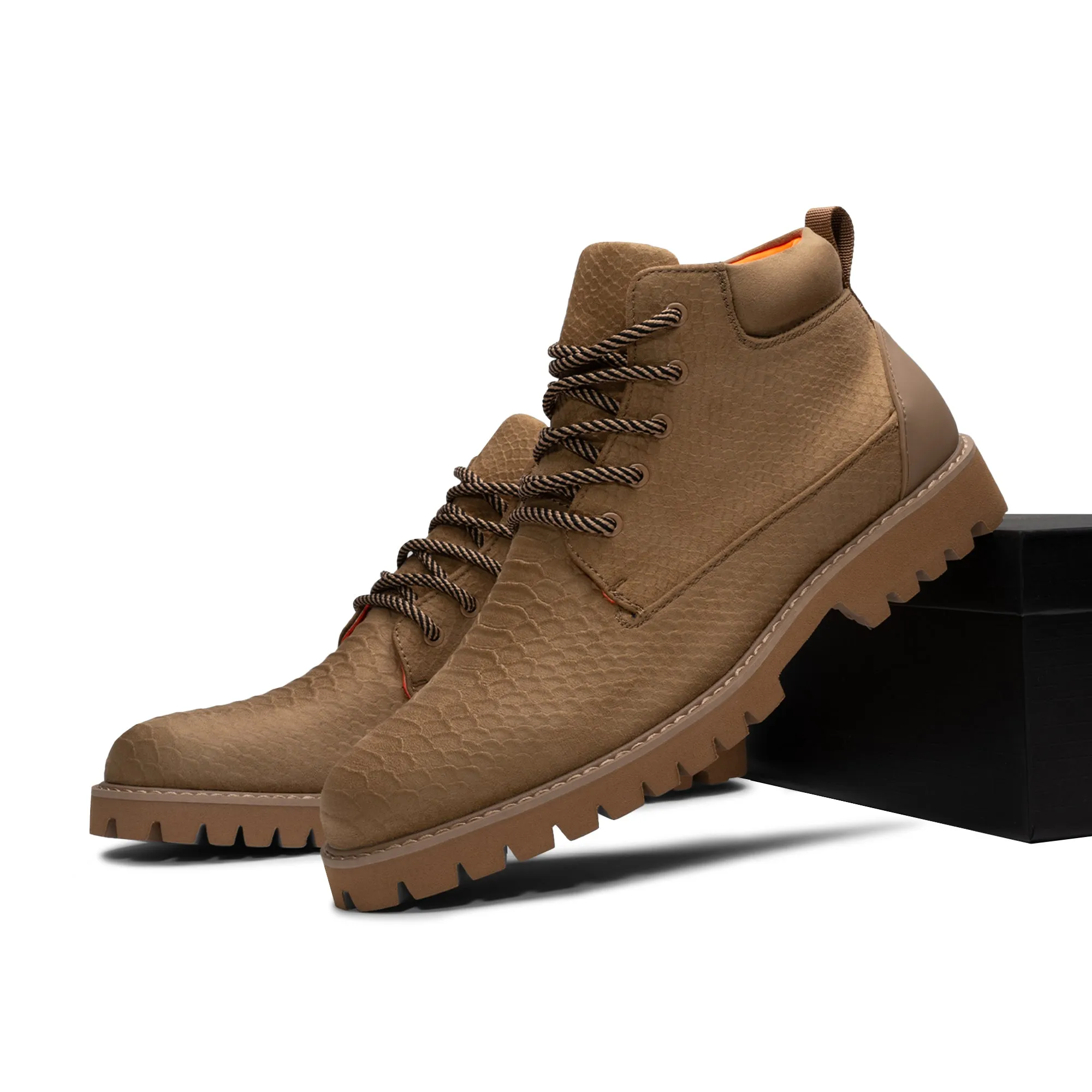 The Paxton S TAYNO Suede Combat Boot