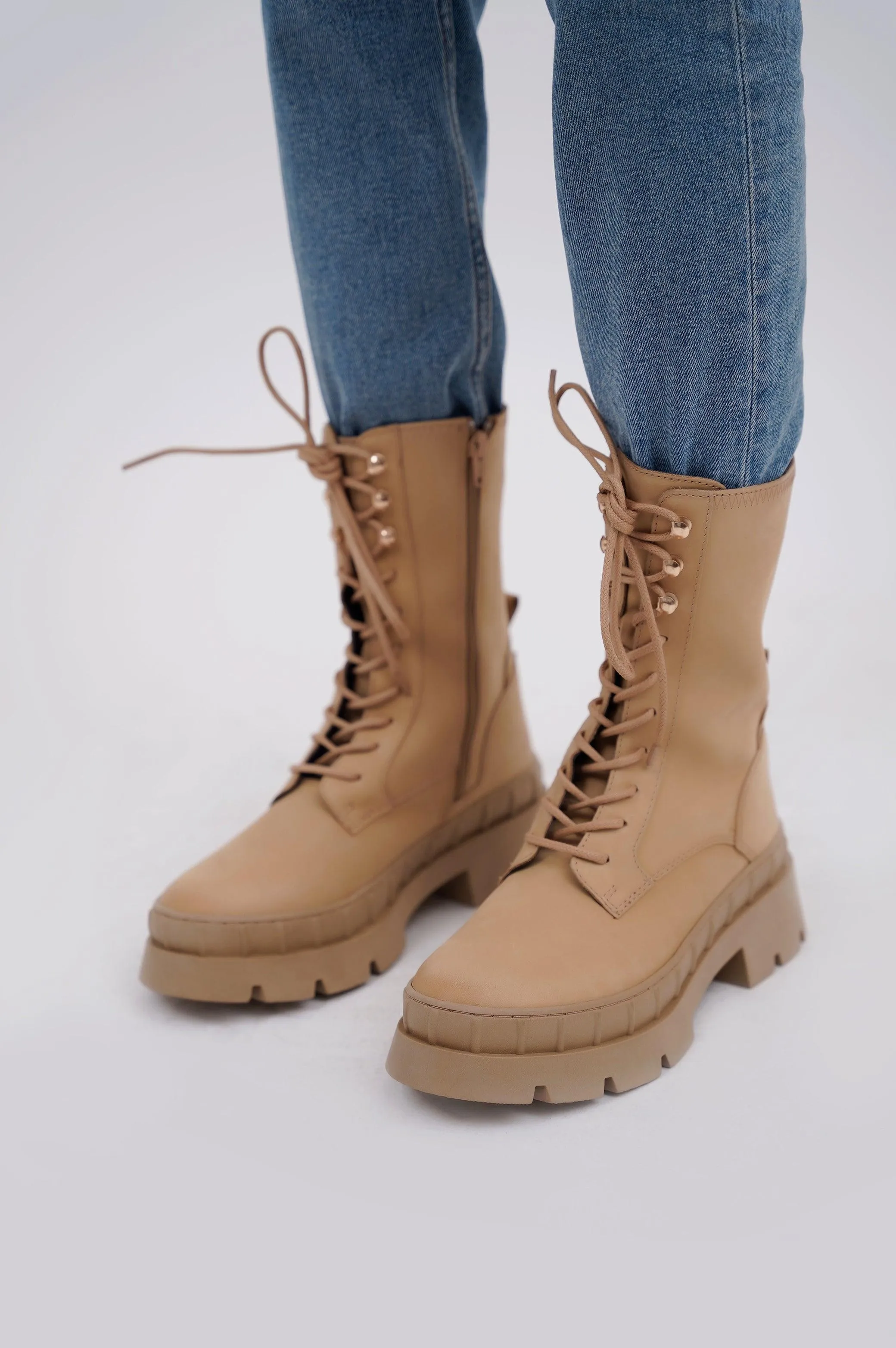 THE SUEDE COMBAT BOOTS