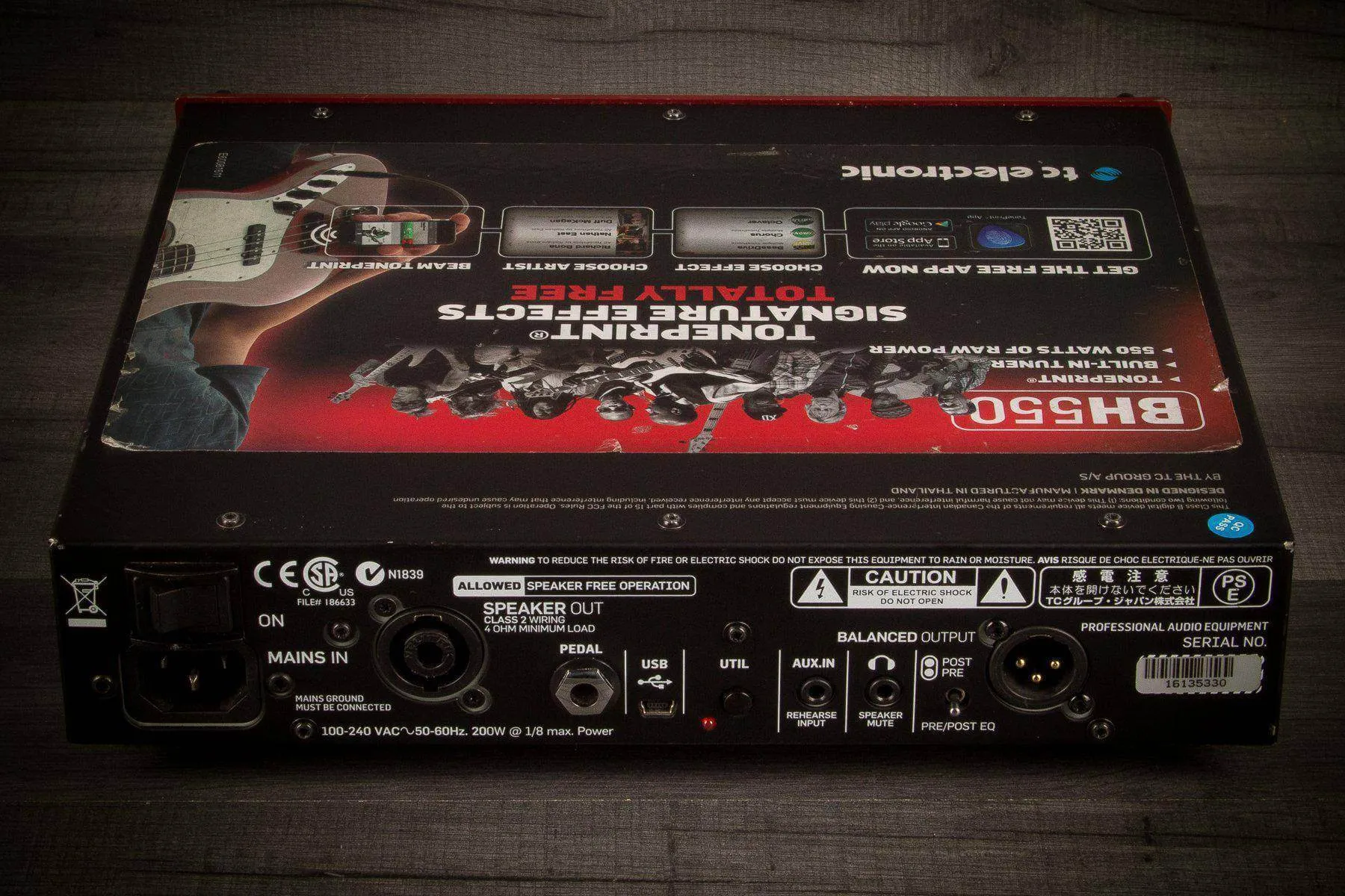 USED - TC Electronics BH550 Bass Head