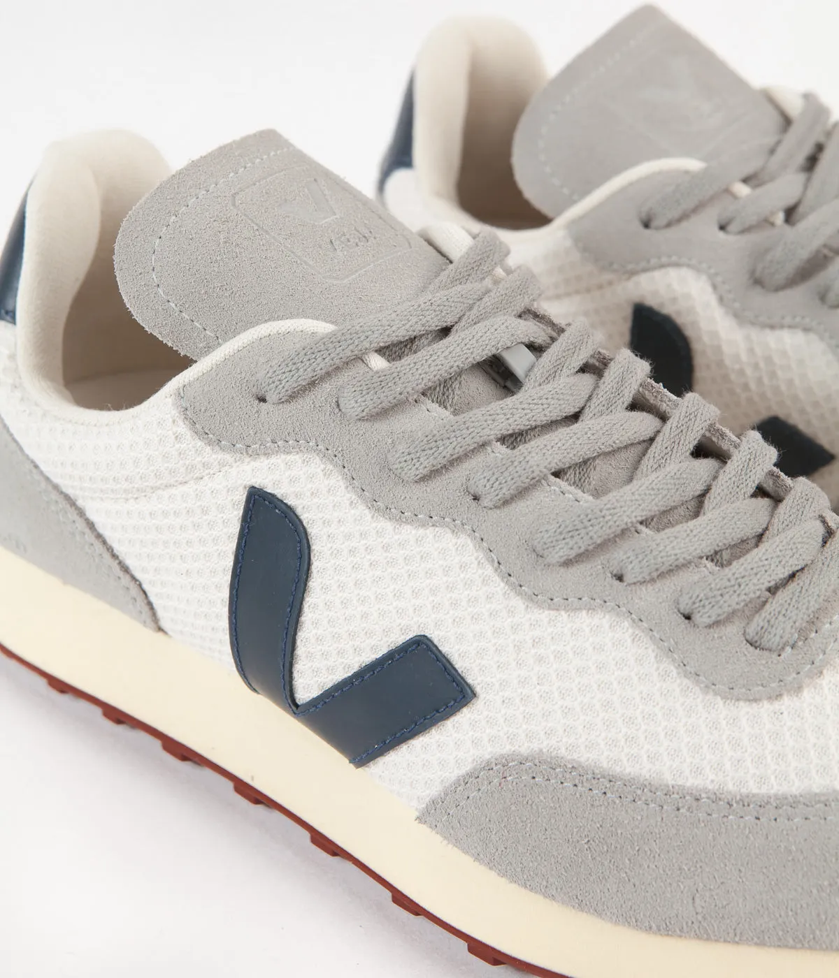 Veja Rio Branco Hexamesh Shoes - Gravel / Nautico / Oxford Grey