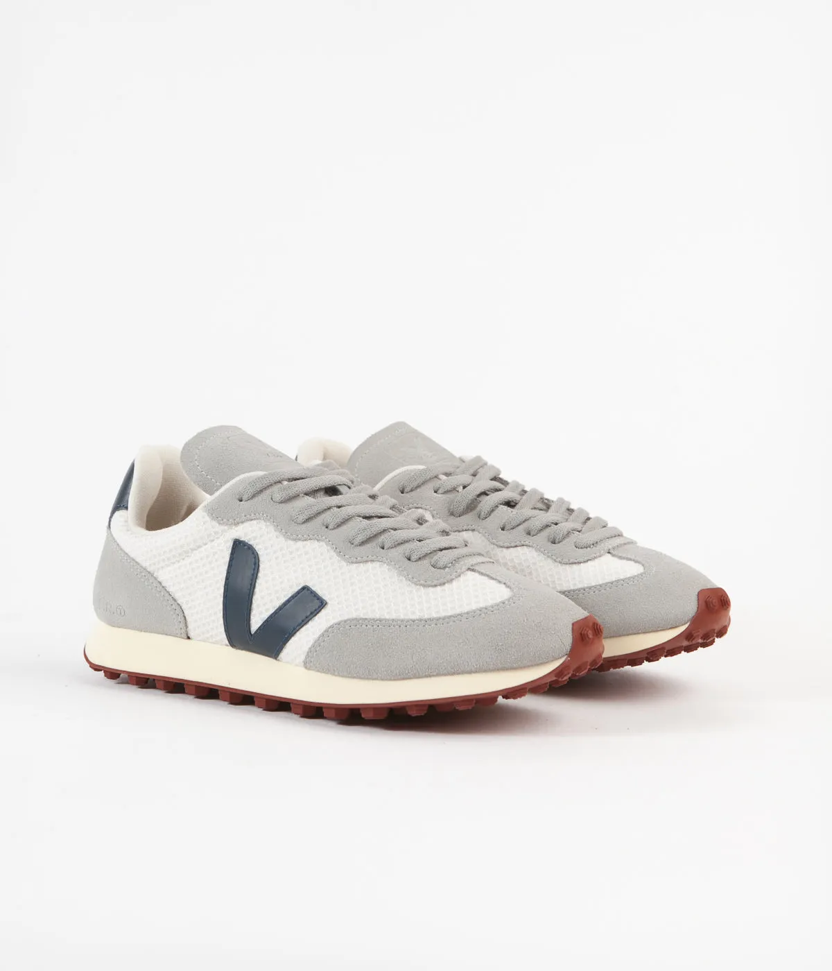 Veja Rio Branco Hexamesh Shoes - Gravel / Nautico / Oxford Grey