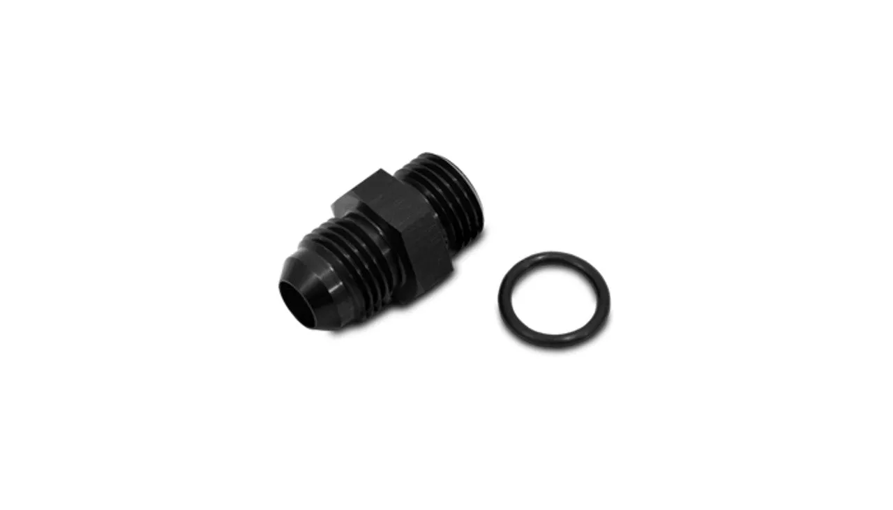 Vibrant Male AN Flare to Male ORB Straight Adapter -6AN Male AN Flare x -3AN Male ORB - 16824