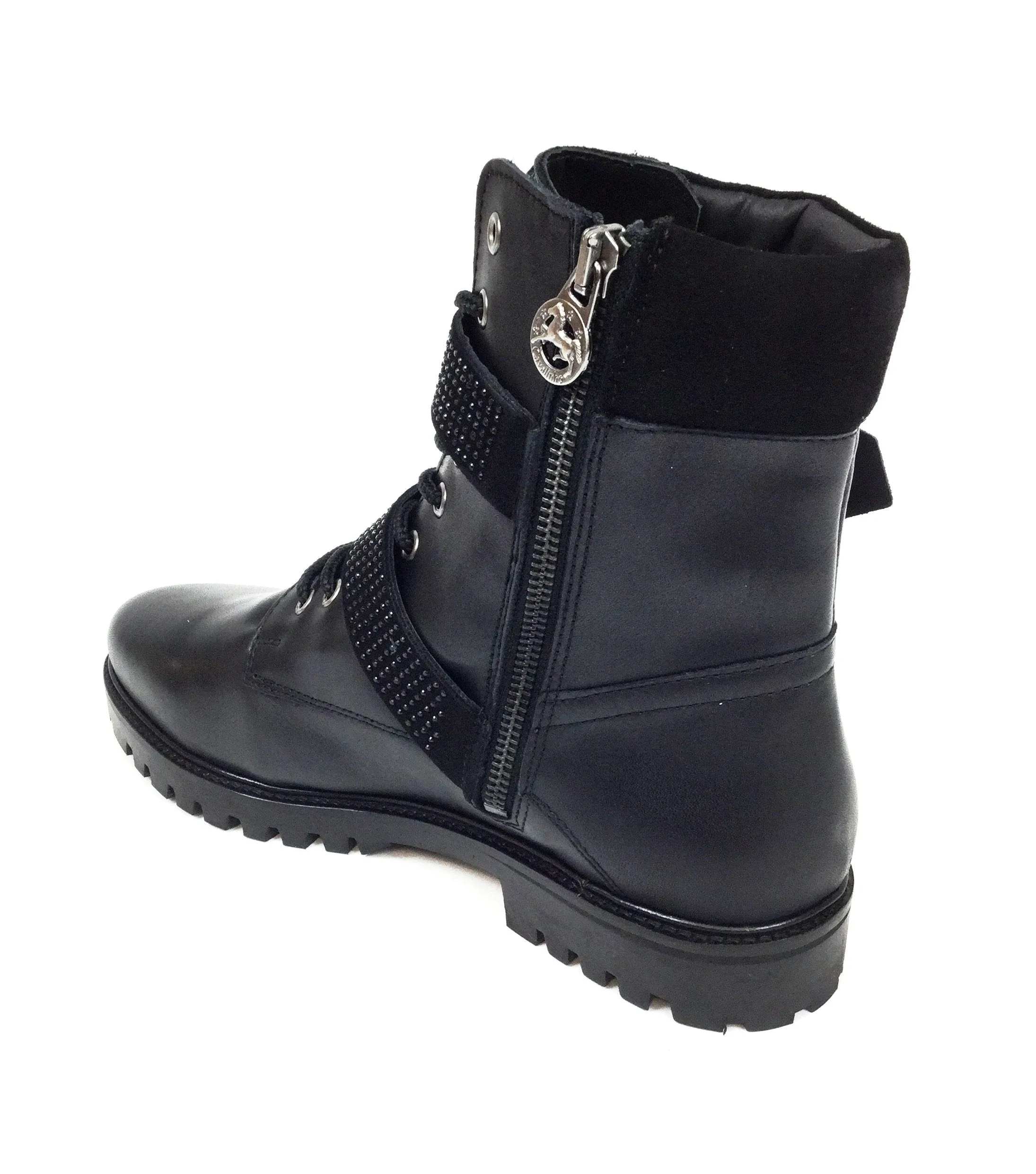 Women's Black Combat Boots