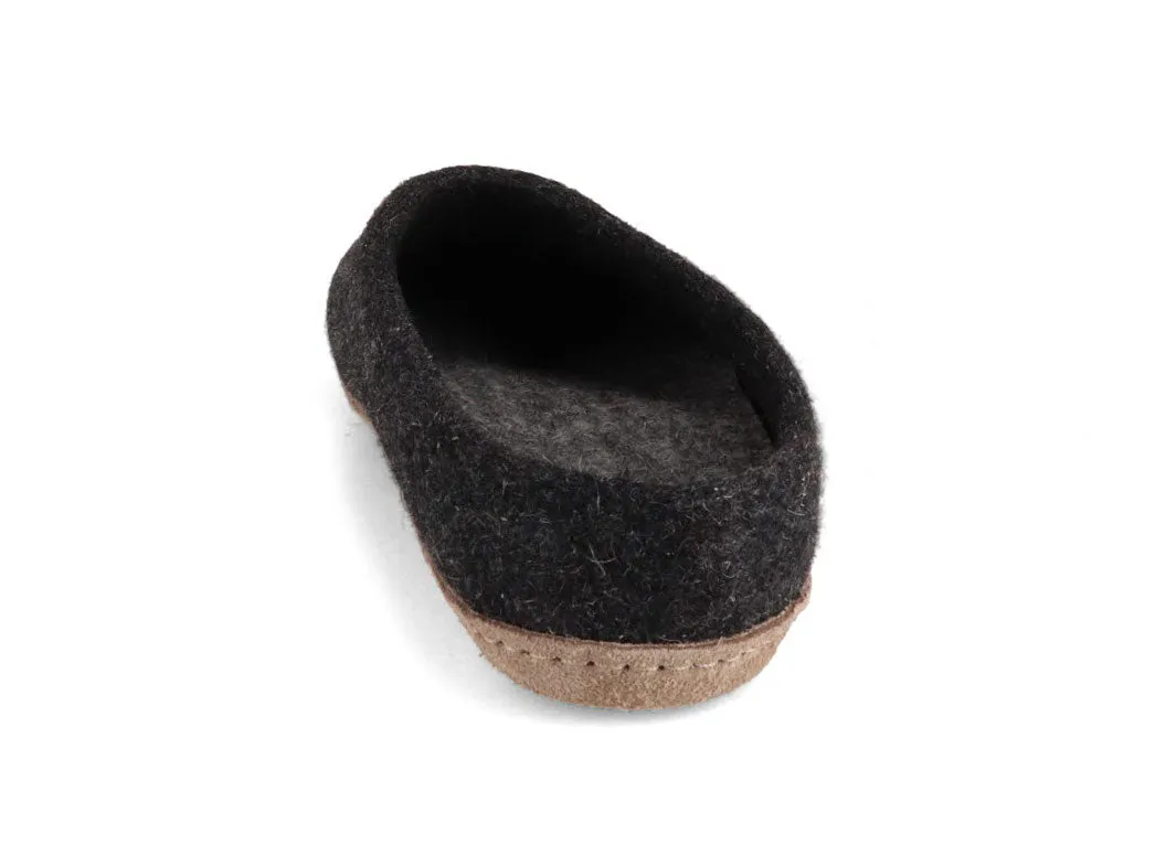 WoolFit® handmade Felt Slippers | Classic, graphite